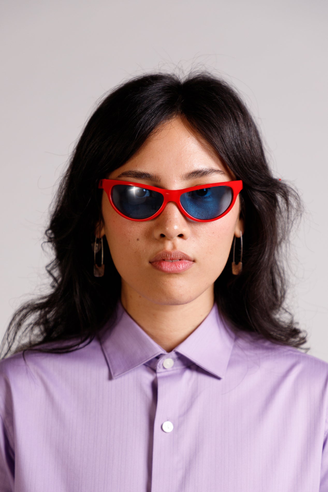 red wrap sunglasses